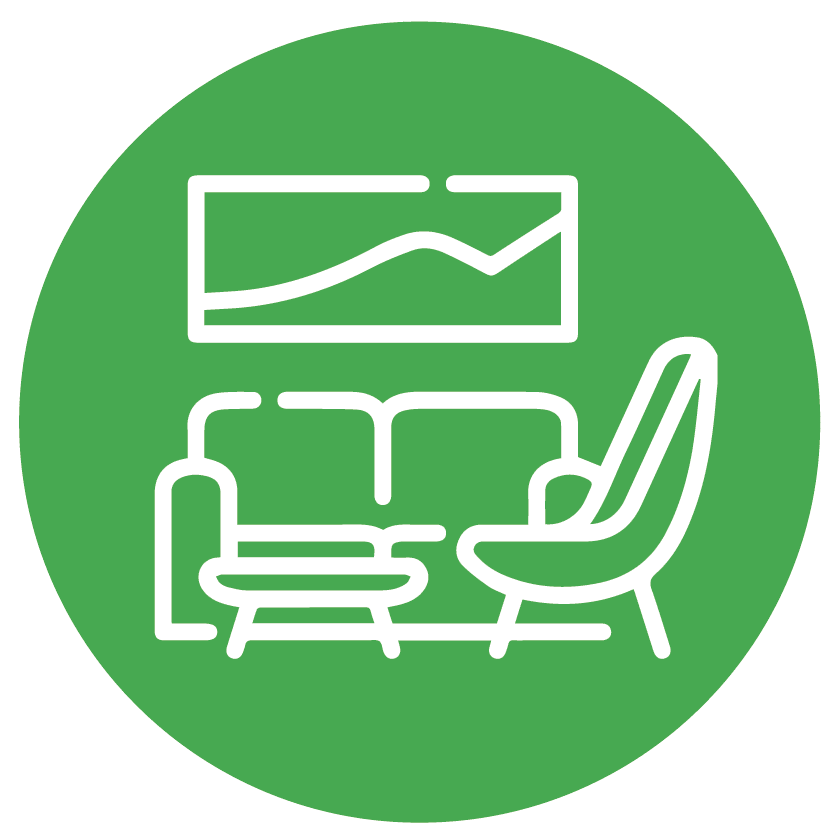 Renue Hawaii's Hotel Guestroom Bundle Services logo - comprehensive cleaning solutions for hotel rooms.