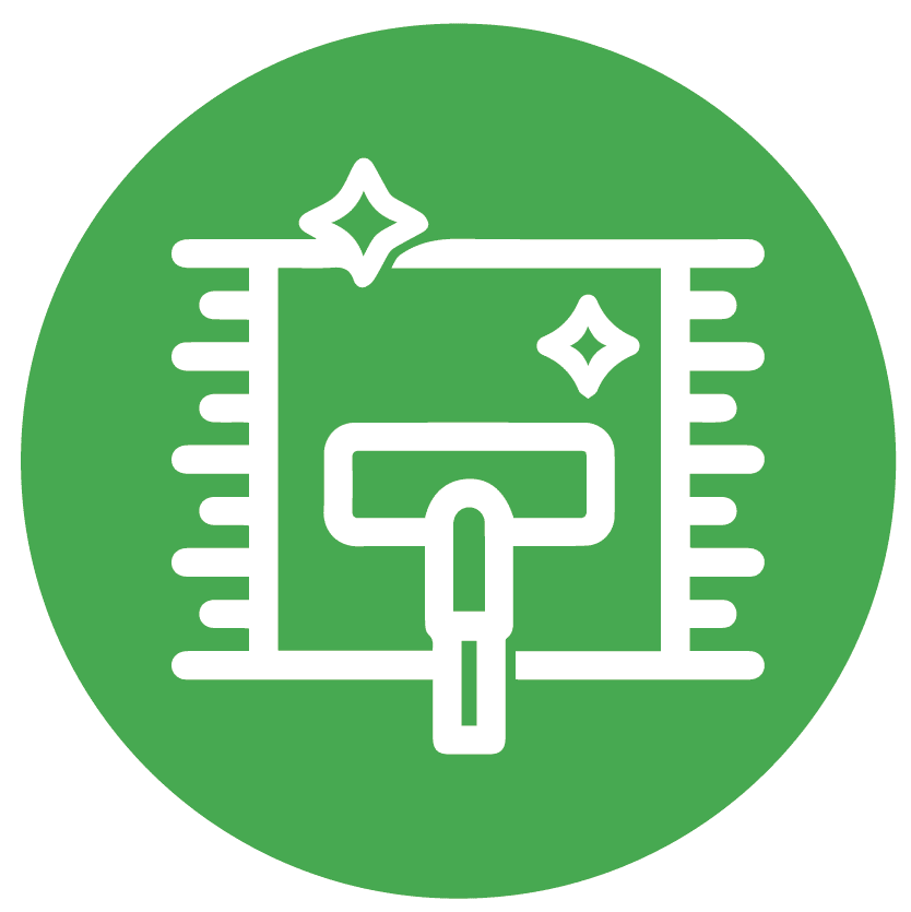 Renue Hawaii's Hotel Guestroom Specialized Services logo - expert care for hotel room maintenance.